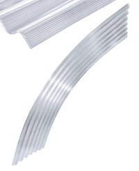 Plaques translucides / Glaroplate - Panneaux ondulés transparents Thermowell Ondulation Eternit 177/51 cintré, rayon 3500 mm,  L 1097 / H 2130 mm